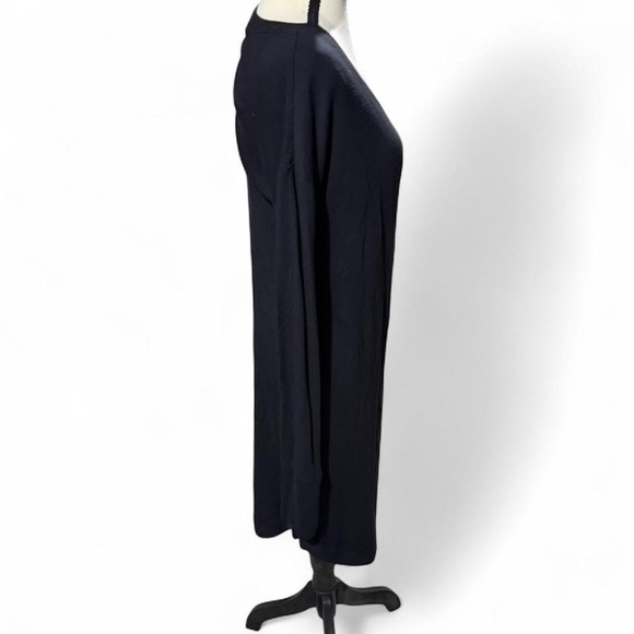 Athleta Black Long Sleeve Modal Dress – S Tall Soft Stretch Lounge Dress - Picture 3 of 8